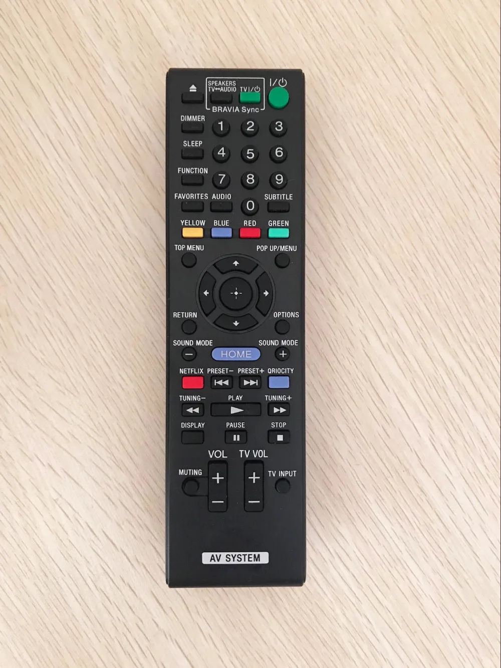 Replacement Audio System Remote Control for Sony BDV E6100 BDV E4100 HBD E3100 BDV E3100 Home