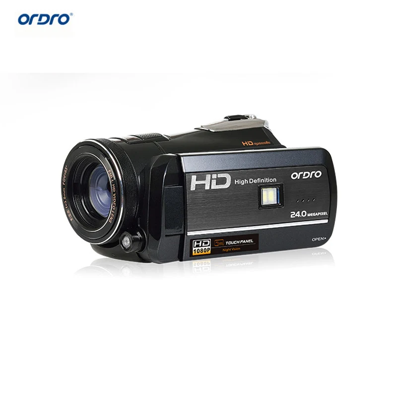 

Ordro HDV D395 Digital Video Camera 1080P Full HD Camcorder 24MP 18x Zoom 3.0" Touch Screen Infrared Night Vision free shipping