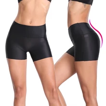 Контрольные Трусы Короткие Трусики моделирующий корсет для похудения корректирующее боди подтяжка ягодиц сексуальное нижнее белье безопасные штаны