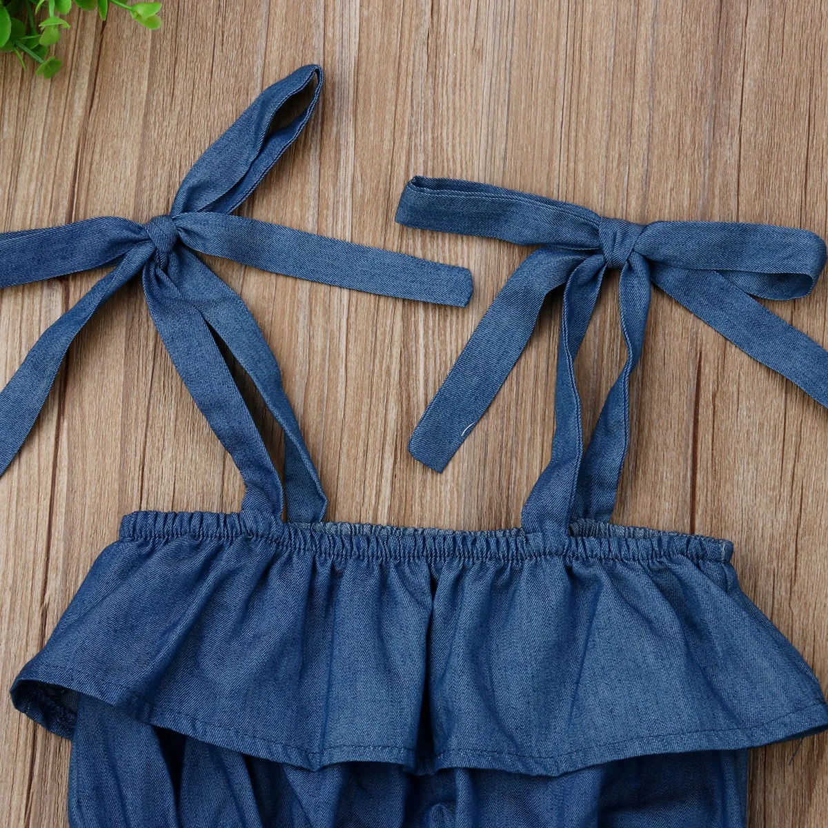 Pudcoco Newborn Kid Baby Girl Sleeveless Denim Vest Top Lace Shorts Skirt Summer Infant Baby Girls Clothes Set