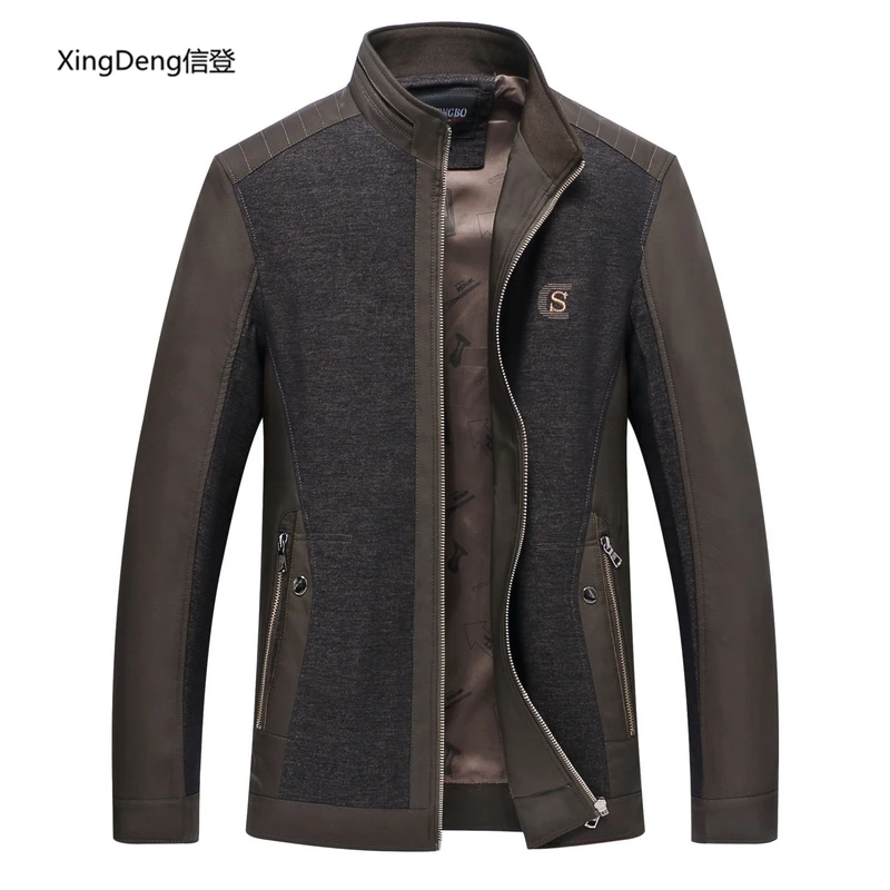 XingDeng Новая повседневная однотонная Модная приталенная куртка-бомбер мужская демисезонная куртка бейсбольная куртка мужская верхняя одежда плюс 4xl - Цвет: 101