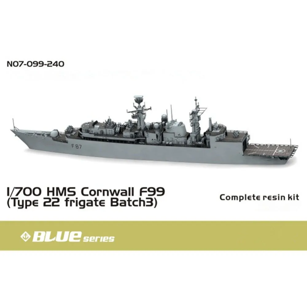 

OHS Orange Hobby N07099240 1/700 HMS Cornwall F99 Type 22 frigate Batch 3 Assembly Scale Military Ship Model Building Kits oh