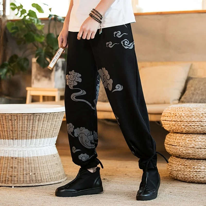 Традиционная китайская одежда для мужчин повседневные брюки китайский рынок интернет мужские брюки Горячая Распродажа повседневные брюки TA009