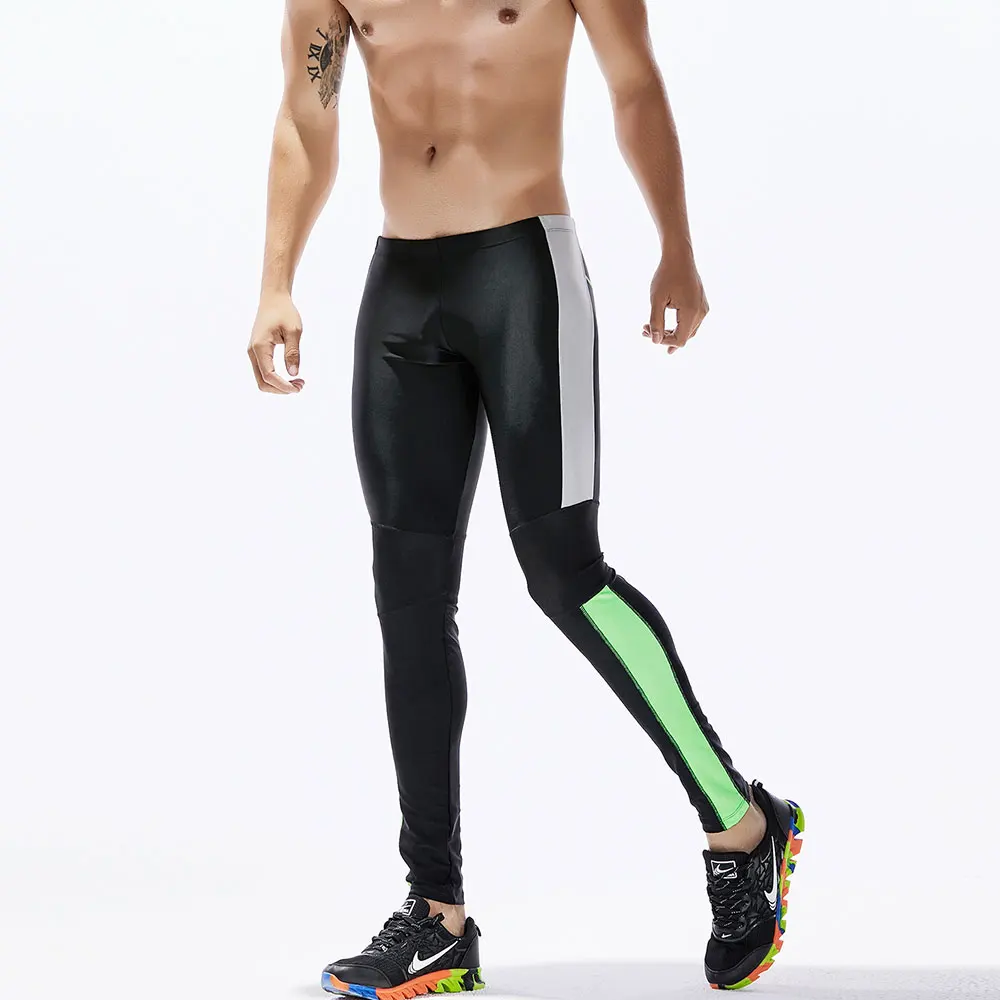 Для мужчин бег длинные брюки для девочек гимнастические спортивные брюки Tight сильно облегающие леггинсы для фитнеса база слои эластичность бег мотобрюки пот одежда