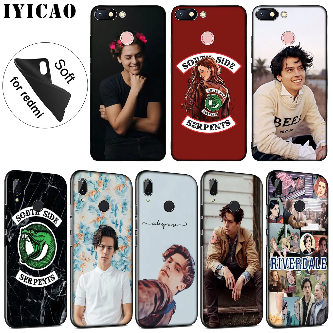 Мягкий силиконовый чехол для телефона IYICAO riversale Jughead Jones Xiaomi Redmi K20 8A 7A 6A 5A S2 4X 4A GO Note 8