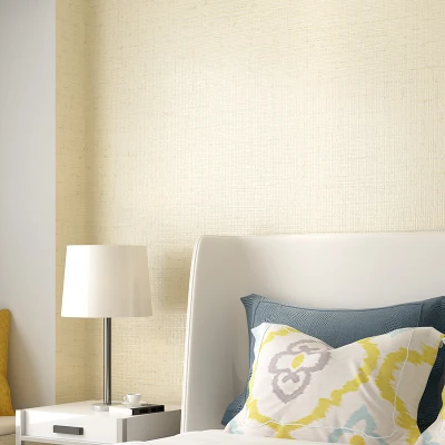 Non-woven Wallpaper Modern Hotel Linen Fabric Chinese Solid Color Home Decoration Wallpapers Non-woven Wallpaper Modern Hotel Linen Fabric Chinese Solid Color Home Decoration Wallpapers
