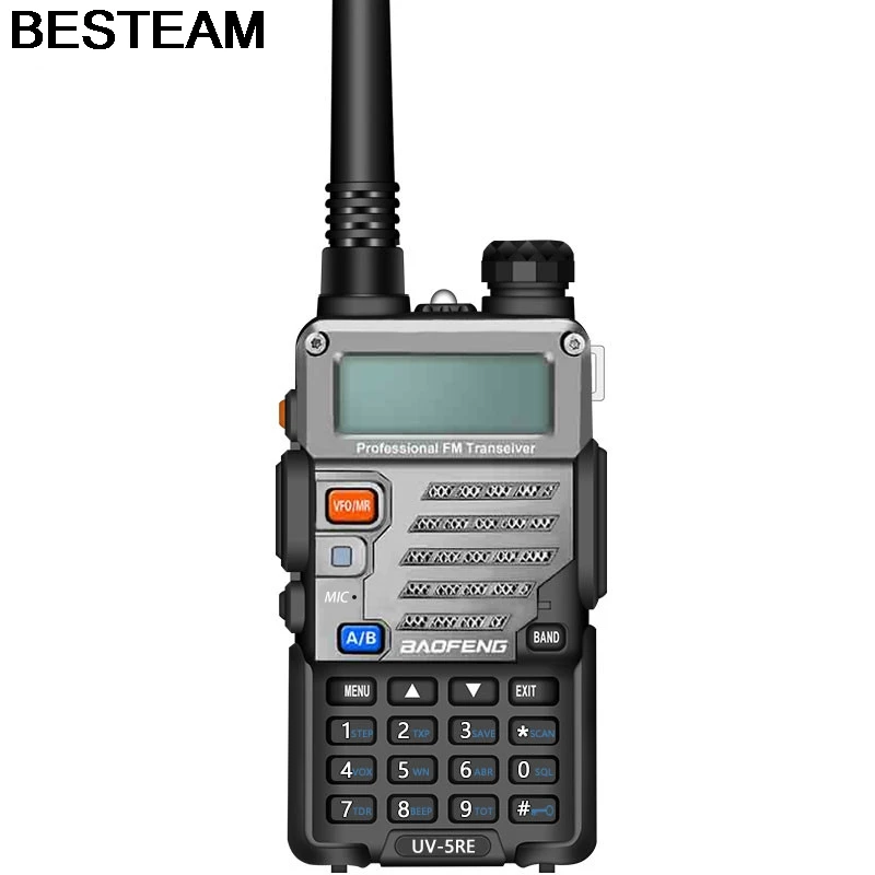 Baofeng UV-5RE иди и болтай Walkie Talkie “иди Dual Band UV5RE CB радио 128CH VOX Сталь оболочки Ham Радио