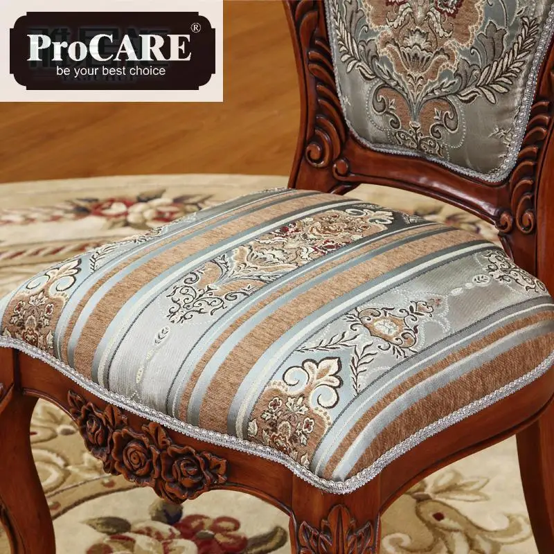 American-style Dining Chairs, High-end Classical Solid Wood Leisure Chairs