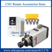 GDZ120* 103-4,5 мотор шпинделя 4.5KW ER32 18000 об/мин шпиндель с воздушным охлаждением двигатель+ частотно-регулируемым приводом frequencty инвертор+ ER32 собрать 2-20 мм