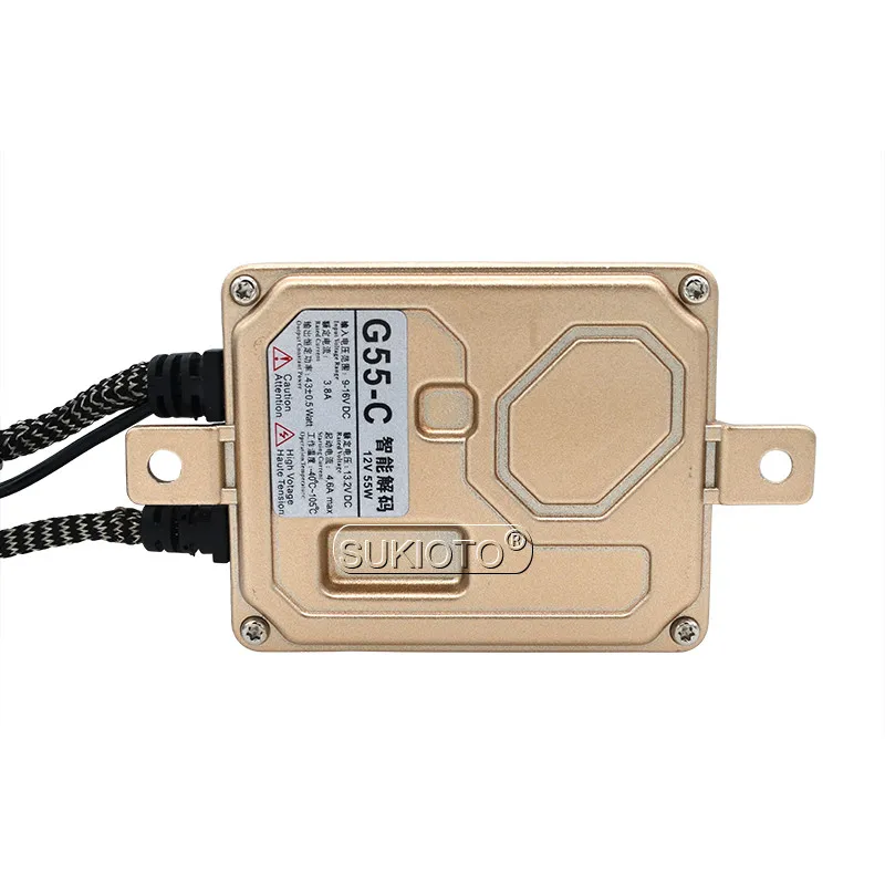 SUKIOTO 55W CANBUS NO Error Xenon H7CR HID Kit Headlight Lamp Bulb 4300K 5000K 6000K 8000K AC Ballast EMC Car Accessory Light   (2)