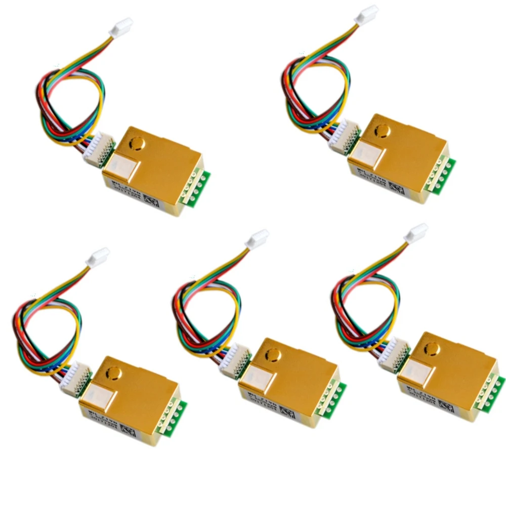 Sensor de Gás Pwm para o Monitoramento da Qualidade do ar da Atac Infravermelho Ndir Módulo 0-5000ppm Mh-z19 Uart Fz3392 5 Pcs Mh-z19b Co2