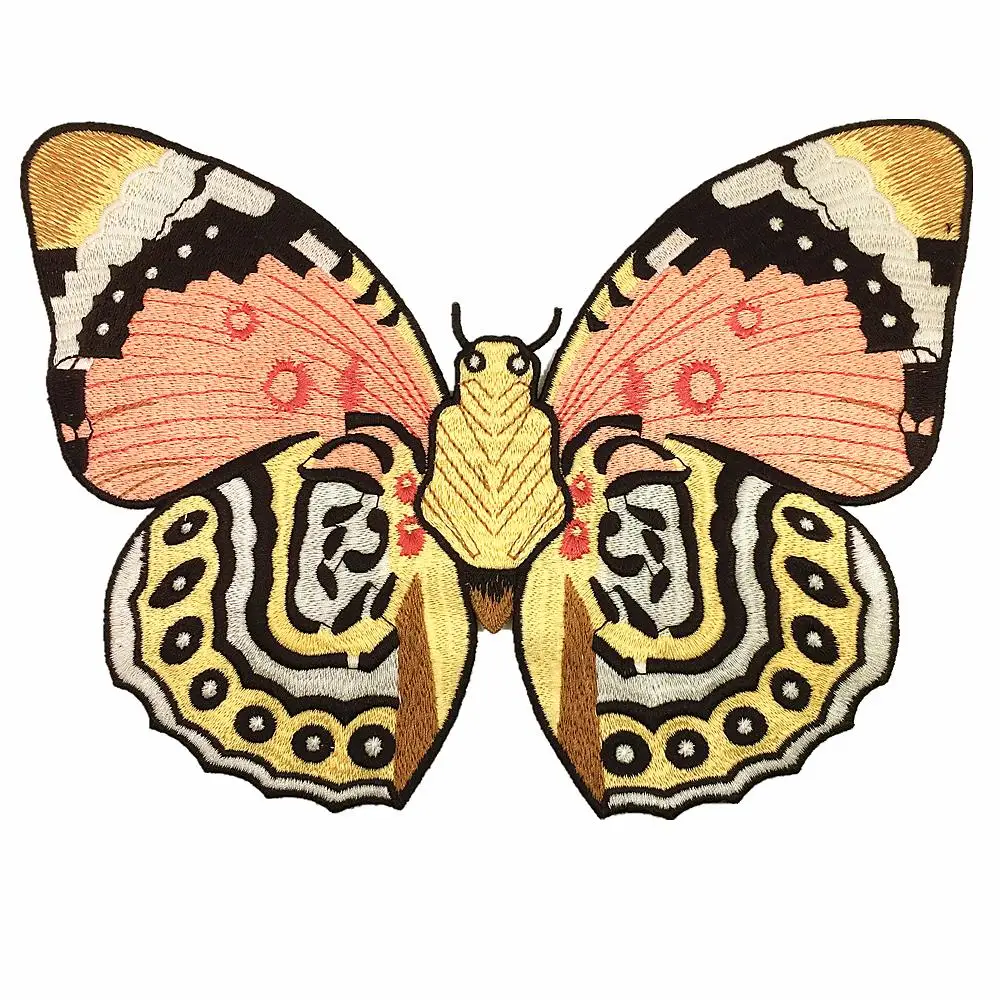2pc Sew On Butterfly Embroidery Patch Embroidered Applique Butterflies