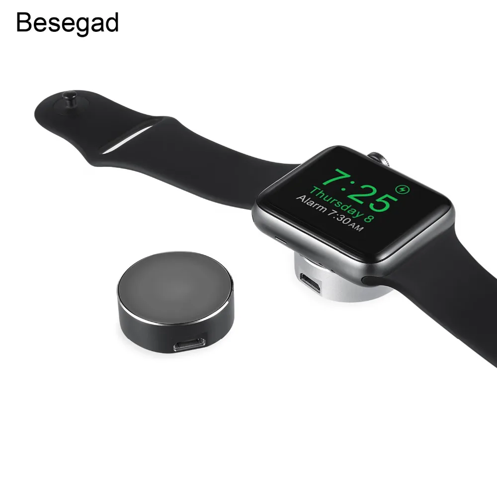 Besegad 3 в 1 7,5 Вт быстрая Беспроводная зарядная док-станция для iPhone XS Max 8 Plus X XR Apple Watch Series 1 2 3 4 Airpods