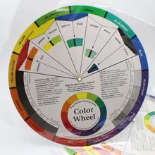 2 шт. Перманентный Макияж Микро Пигмент Цвет колеса Тату татуаж Аксессуары чернил Цвет колеса образцы