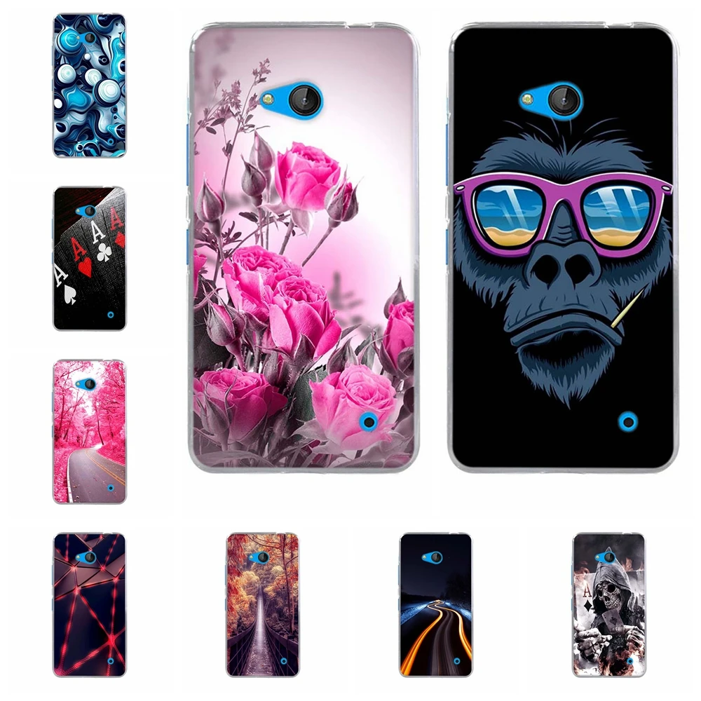 

For Microsoft Lumia 640 Cover Slim Soft Silicone For Microsoft Lumia 640 Case Snow Patterned For Microsoft Lumia 640 Shell Bag