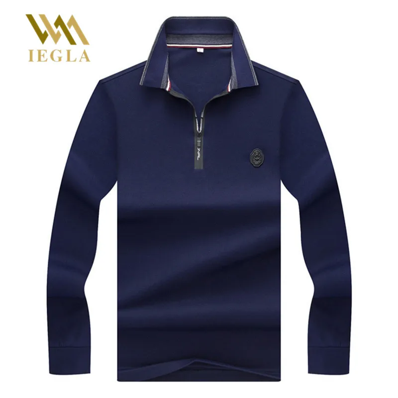 Camisa Polo Shirt Men Fashion Male Soft Long Sleeve Polos Shirts Men