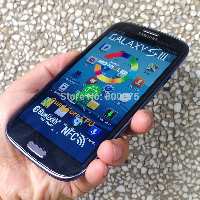 SAMSUNG Galaxy S3 i9300 S III Refurbished Mobile Phone Unlocked 3G Wifi 8MP Android Smartphone Original backmarket phones