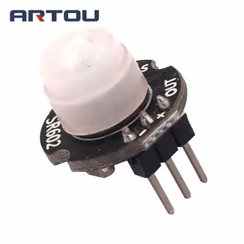 

MH-SR602 MINI Motion Sensor Detector Module SR602 Pyroelectric Infrared PIR kit sensory switch Bracket for Arduino Diy With lens