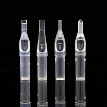 50 шт полупрозрачные одноразовые татуировки instrumentsTattoo советы стерильные Ассорти колпачки для татуажа советы для тела Арт Набор