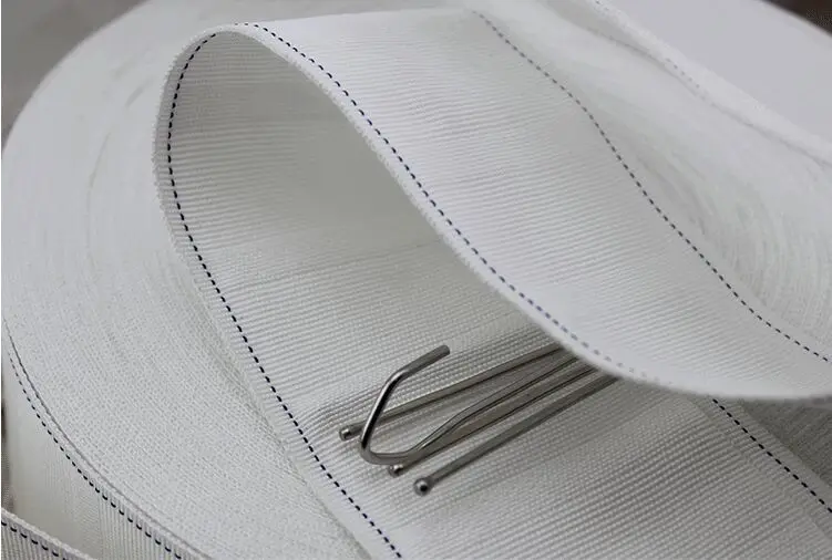 

Curtain hook cloth tape curtain ar3 curtain accessories white cloth tape thickening encryption curtain tape