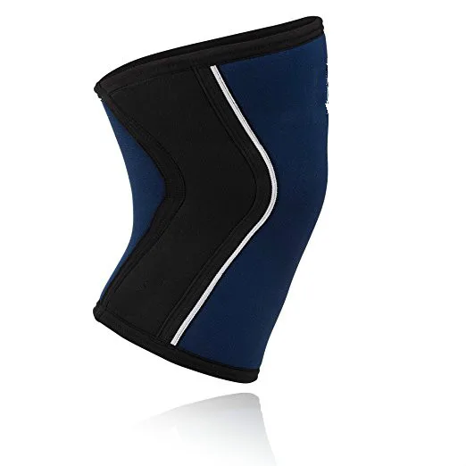 Crossfit Games Knee Support 7mm - X-Small - Black - Expand Your Movement + Cross Training Potential - Knee Sleeve Navy Blue