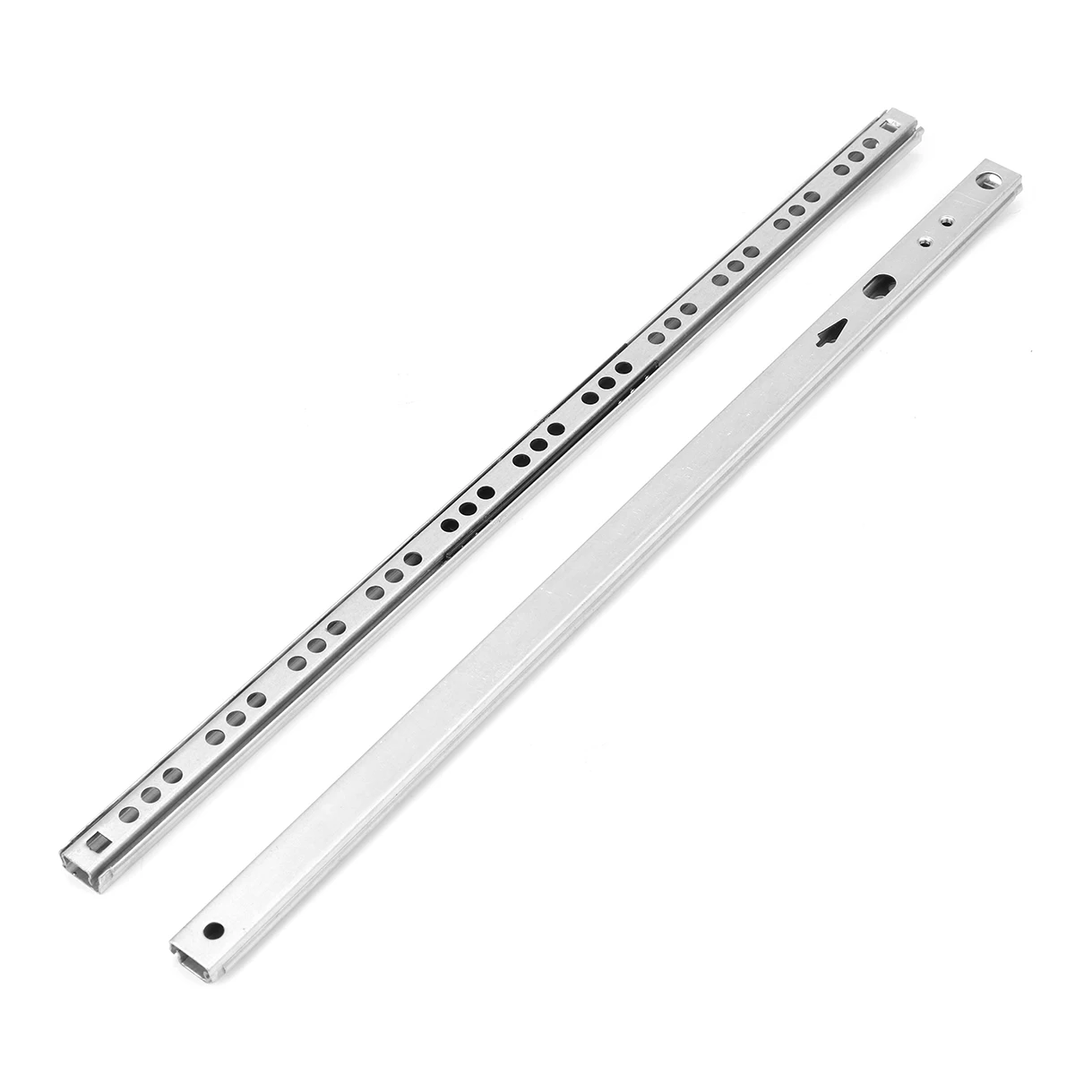 2pcs 8 16 Ball Bearing Drawer Slides Steel Ball Bearing Slides