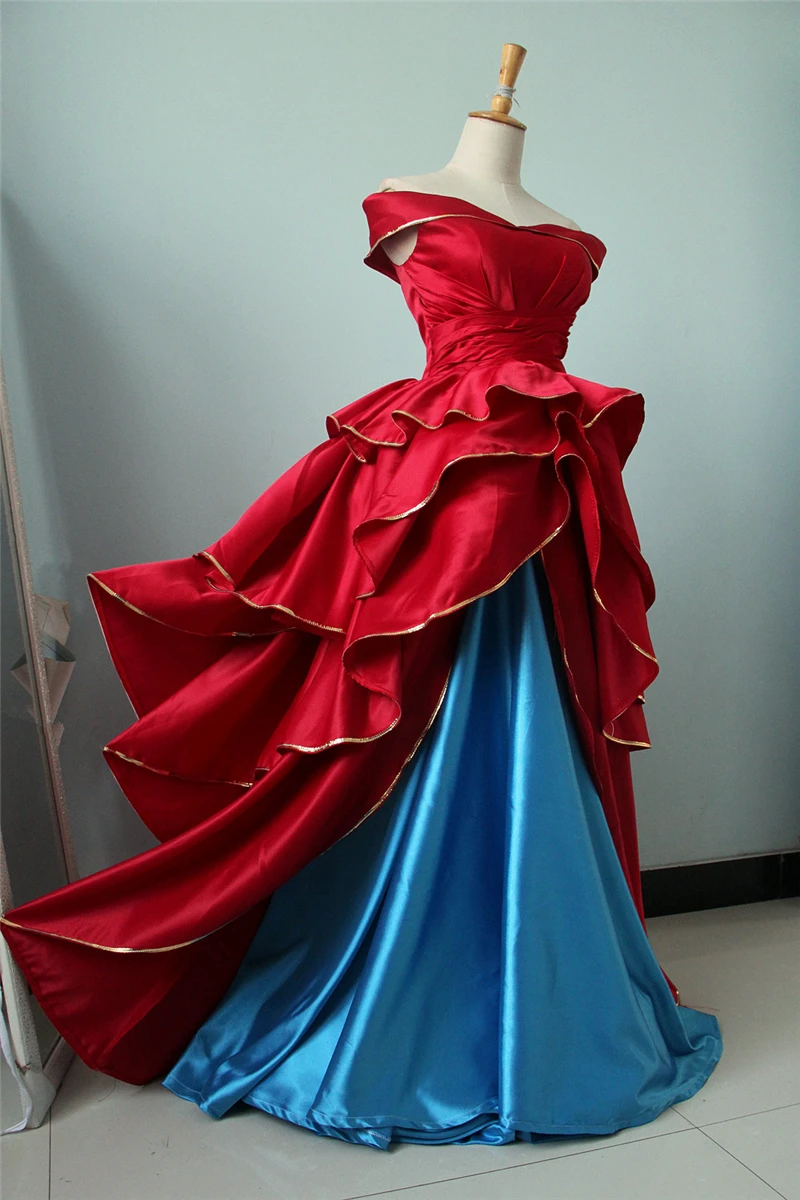 Fate Grand заказ Da Vinci FGO Caster косплэй костюм второй юбилей торжественное красное платье