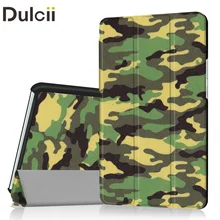 Dulcii for Huawei MediaPad M3 Tri-fold Stand Pattern Printing Leather Tablet Folio Casing for Huawei MediaPad M 3 8.4 Cover Bag