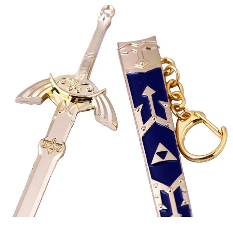 The Legend of Zelda Link Skyward Master Sword Alloy Key Chains Keychain Keyring