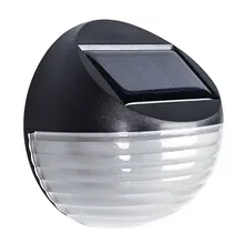 2 DIODO EMISSOR de Luz-Controlado de Energia Solar Luz de Parede Cerca de Luz Da Lâmpada de Rua Para Casa À Prova D’ Água de Poupança de Energia Da Lâmpada Do Jardim De Segurança