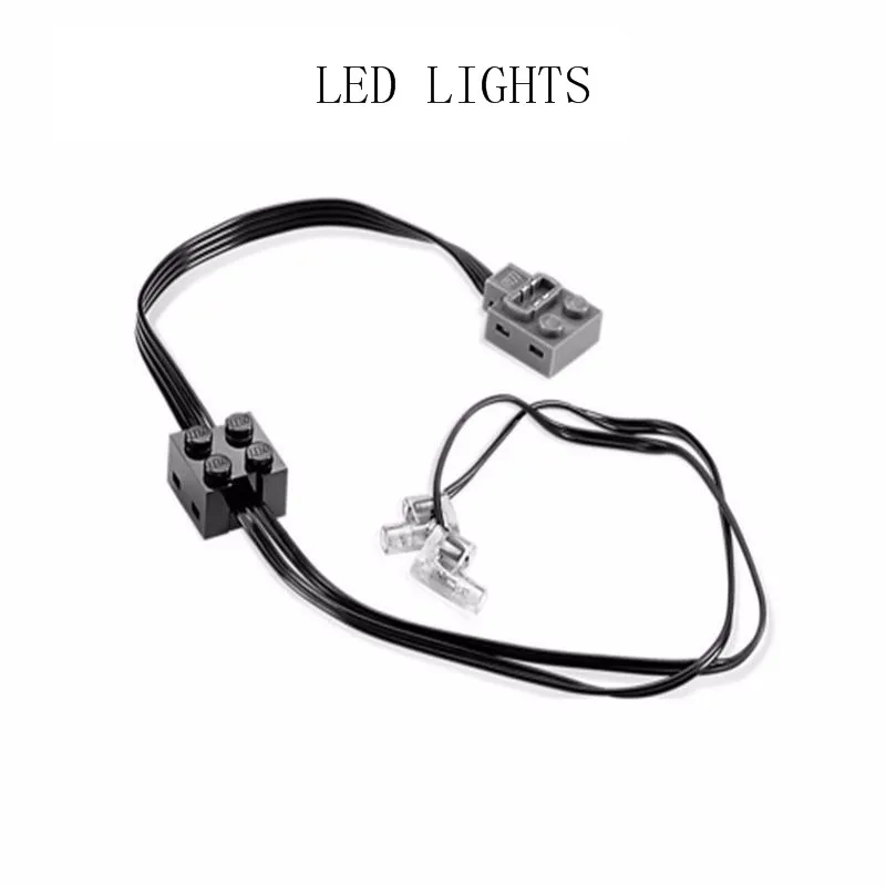 Technic Mechanical Series Power Functions Servo Motor Battery Box IR Remote Receiver LED Light Building Block Brick Gifts 20004