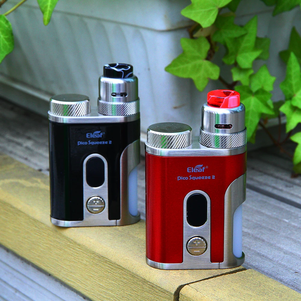 

Clearence!!! Original Eleaf IStick Pico Squeeze 2 Kit wi/ Coral 2 RDA & 8ml Squonk Bottle Max 100W Output Vape Mod VS Drag 2 Kit