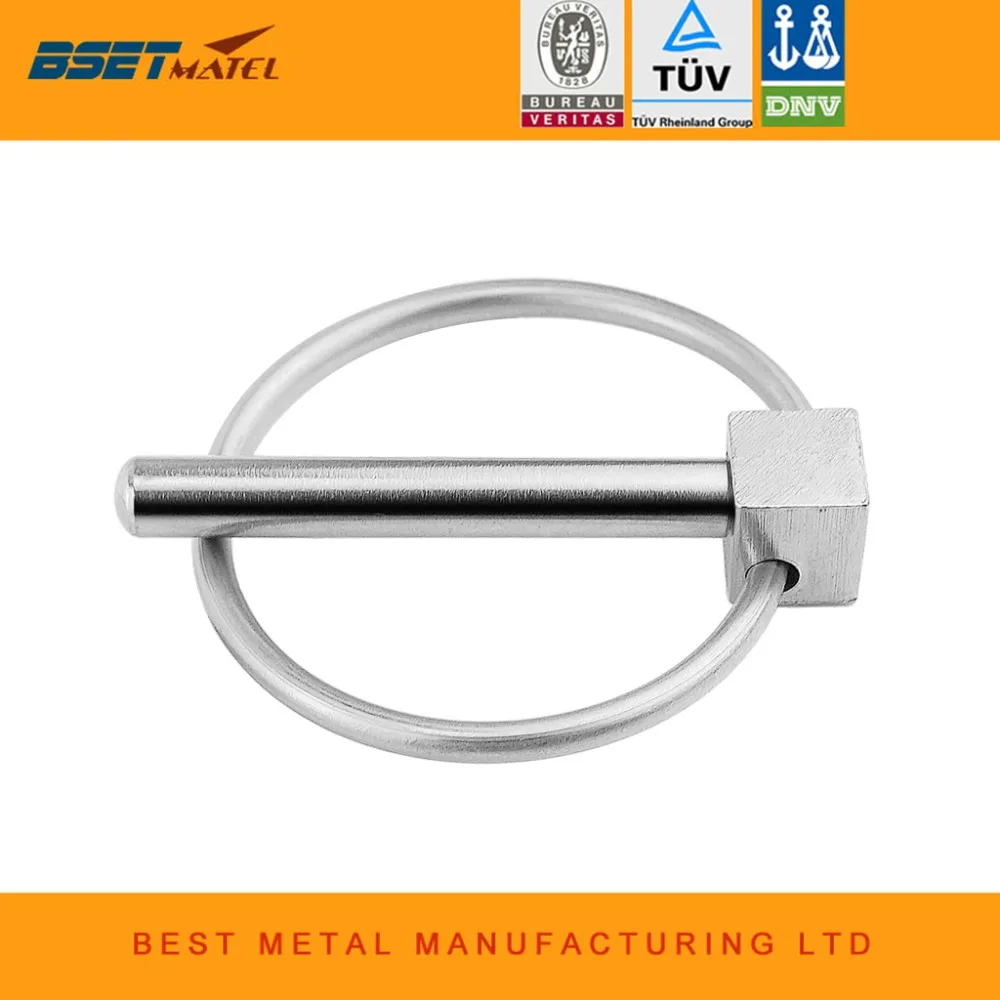 

Stainless steel 316 boat Kayak Canoe Trailer Tractor Trolley Caravan Lynch pins Linch Pin Clips Retaining Clip marine