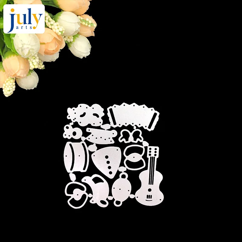 Металлические штампы Julyarts Craft для гитары музыкальные инструменты форма