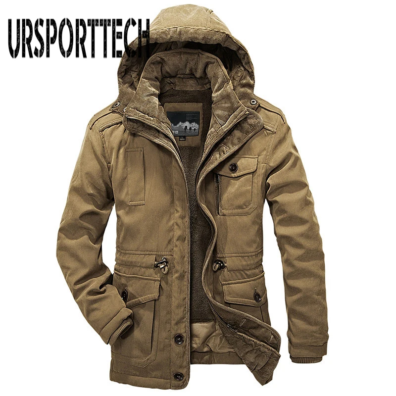 Парка мужская зимняя из шерсти и хлопка 2 в 1 батальных размеров|brand men winter jacket|brand