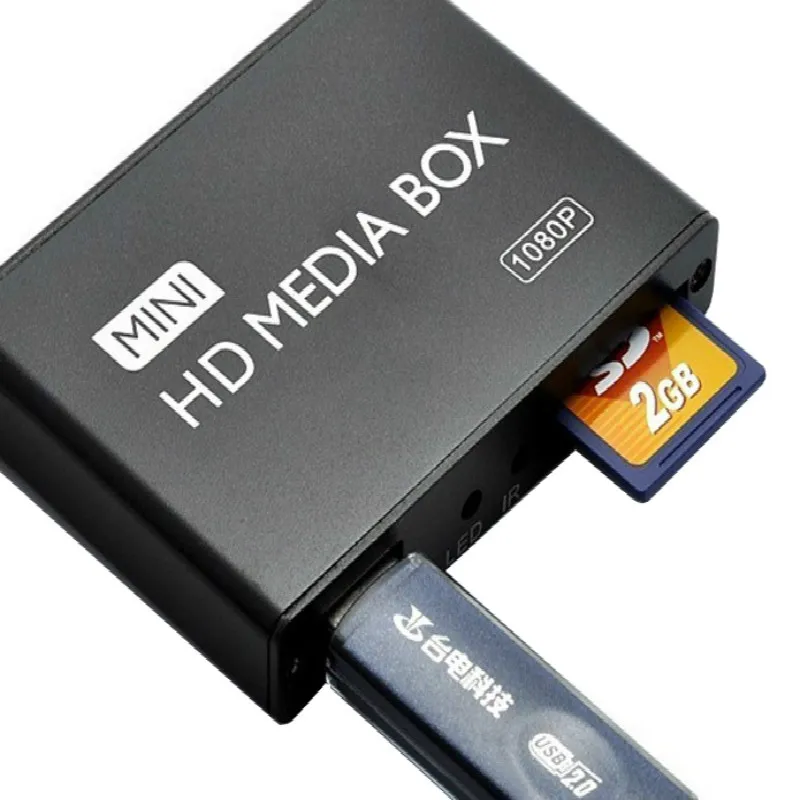 Larryjoe Ǯ HD 1080P  ̵ ÷̾, HDMI ȣȯ AV , SD, MMC ī , USB, ǰ