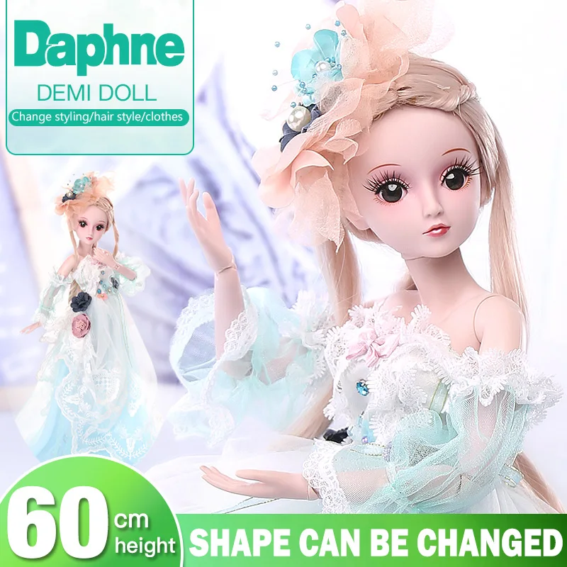 

BARBIE 1/3 BJD Doll Princess Dolls 19 Joint Body Princess Evening Dress Educational Toys for Children Birthday Gifts Party Dress