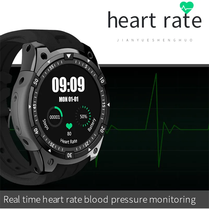 Smarcent 3G Smart Watch X100 MTK6580 Android 5.1 Dual Core Heart Rate GPS WiFi Smartwatch for IOS&Android phone watch