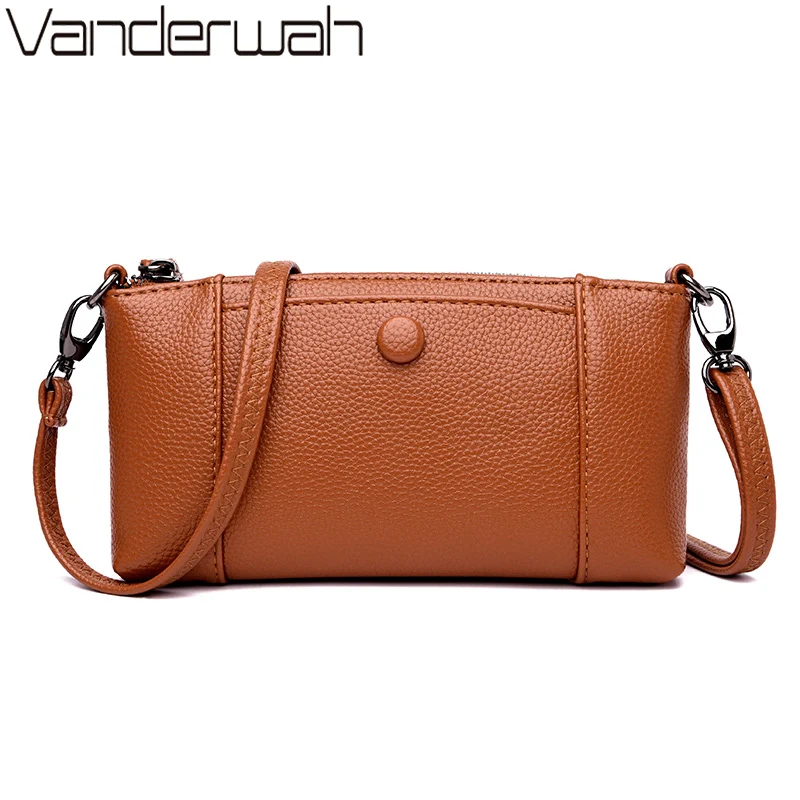 

VANDERWAH Crossbody Bags For Women Messenger Bag 2019 Leather Luxury Handbags Women Bags Designer Ladies Hand Shoulder Bags Sac