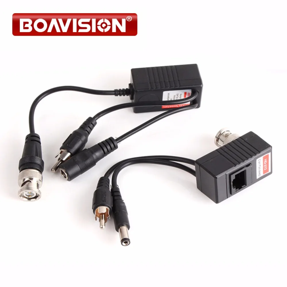 

10Pair CCTV Transceiver BNC UTP RJ45 Video Balun Video, Power Over CAT5/5E/6 Cable For HDCVI/HDTVI/AHD 720P Camera Up To 300m