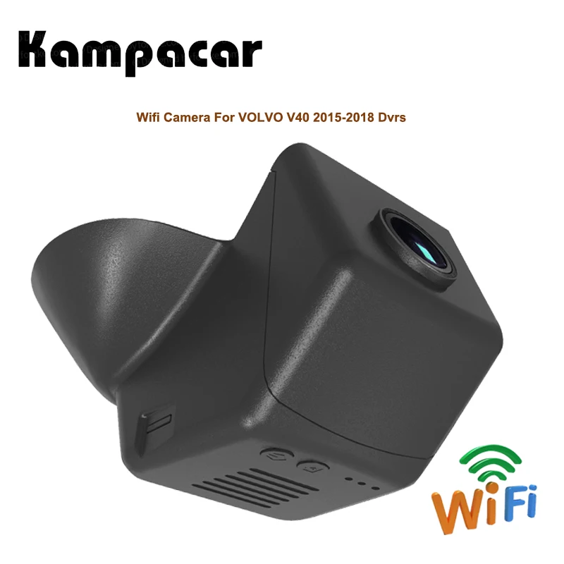 

Kampacar Dash Cam Camera Car Registrar Wifi DVRs For VOLVO V40 2015 2016 2017 2018 Dual Lens Rearview Mirror Video Recorder Dvr