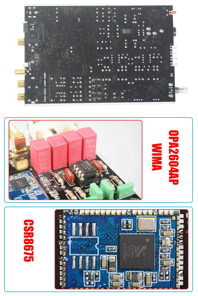 JIE CHUANG JC-AUDIO JC-SQ3 Bluetooth CSR8670 USB DAC AK4490 аудио декодер усилители для наушников TPA6120 APTX-HD