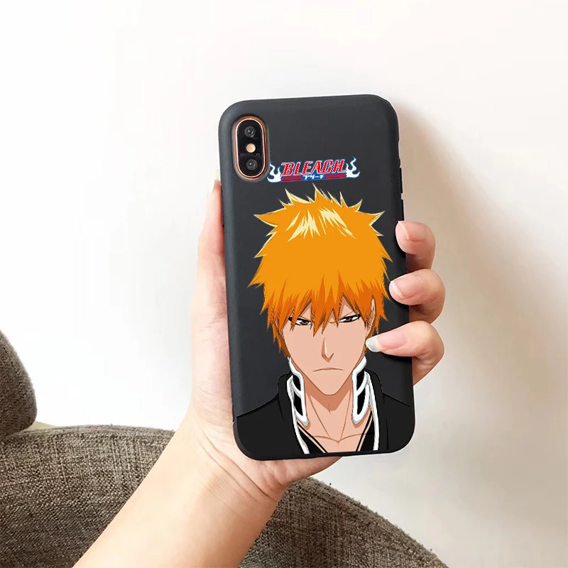 Bleach Kurosaki Ichigo аниме мягкий силиконовый карамельный цвет чехол для телефона для iPhone X XR XS MAX 6 7 8 plus 6s TPU - Цвет: H-5664