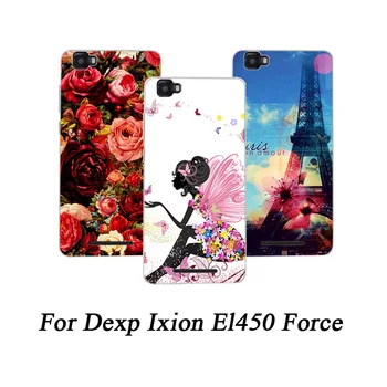 

TPU SOFT Silicone Printed case For Dexp Ixion El450 Force 5.0'' Patterns colored drawing Phone Covers For Dexp Ixion El450 Force