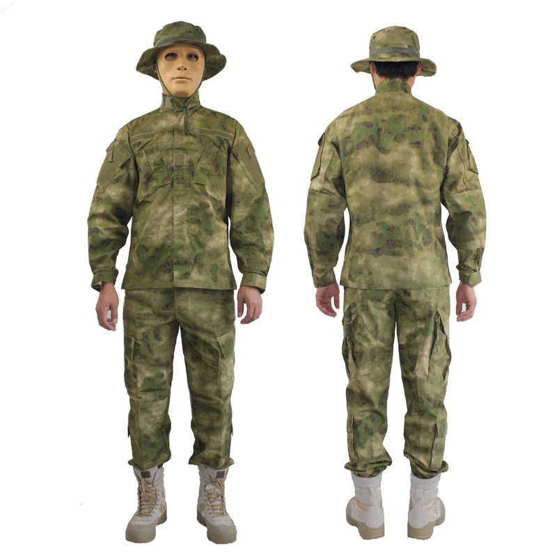 Уличная A-TACS FG камуфляжная охотничья тренировочная тактическая форма военная одежда боевые наборы куртка брюки охотничья походная одежда