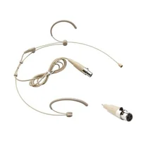 Bolymic Роскошная бежевая гарнитура mic 3 контакта XLR Jack для Samson/AKG беспроводной микрофон