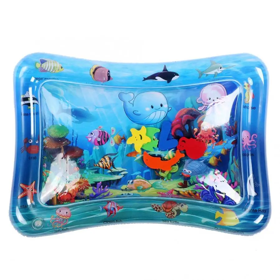 

Baby Kids Inflatable Water Air Mat Thicken Infant Activity Play Water Mattress Underwater World Air Mat Pad