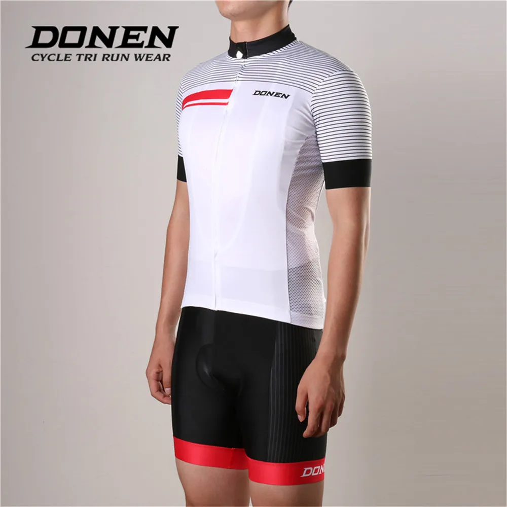 

DONEN Summer Short sleeves Cycling jersey Set MTB Bike Bicycle Maillot Ropa ciclismo Cycling Top+shorts pants Man jacket cycling