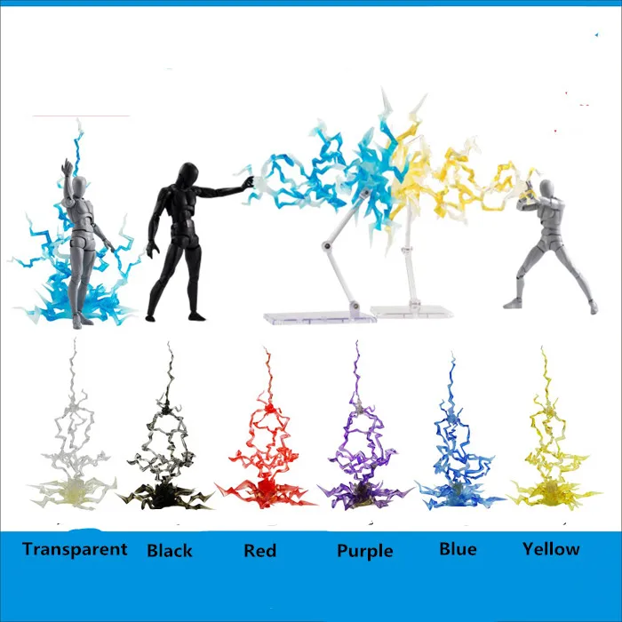 

New Lightning Special Effects Part for EFFECT IMPACT 1/6 Figure - Transparent, Blue. etc Various color optional