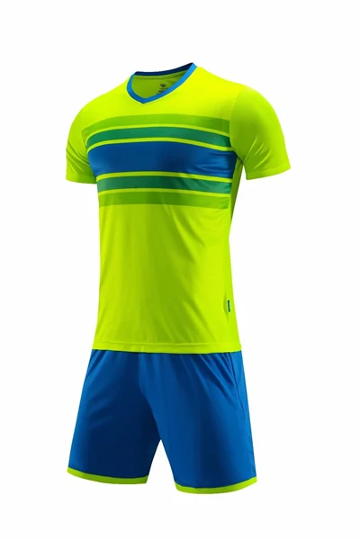 Survete, Мужская футболка для футбола,, набор для футбола, для детей, мужские спортивные комплекты, дышащие майки для тенниса, набор, пустые мужские футбольные майки с принтом - Цвет: JY3018 green